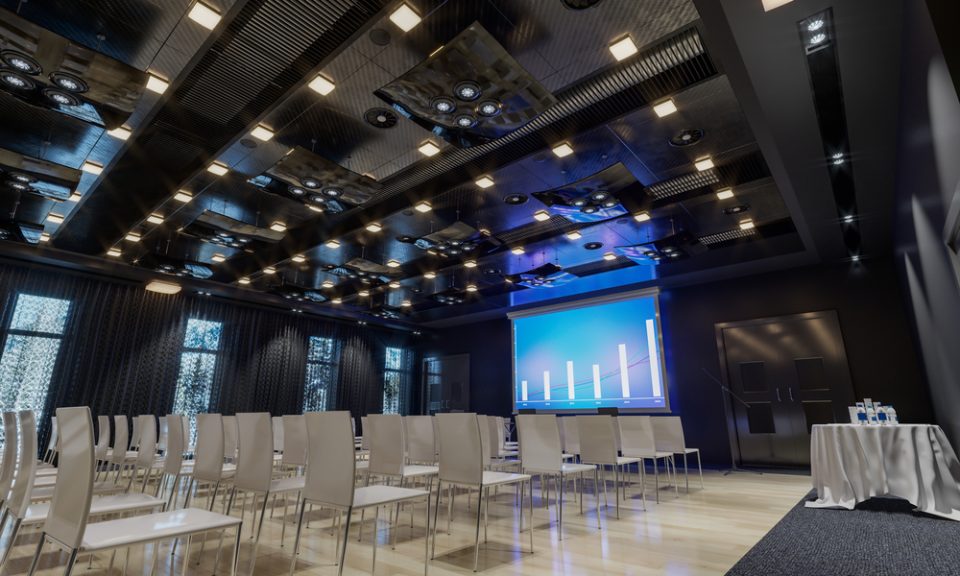 empty conference hall