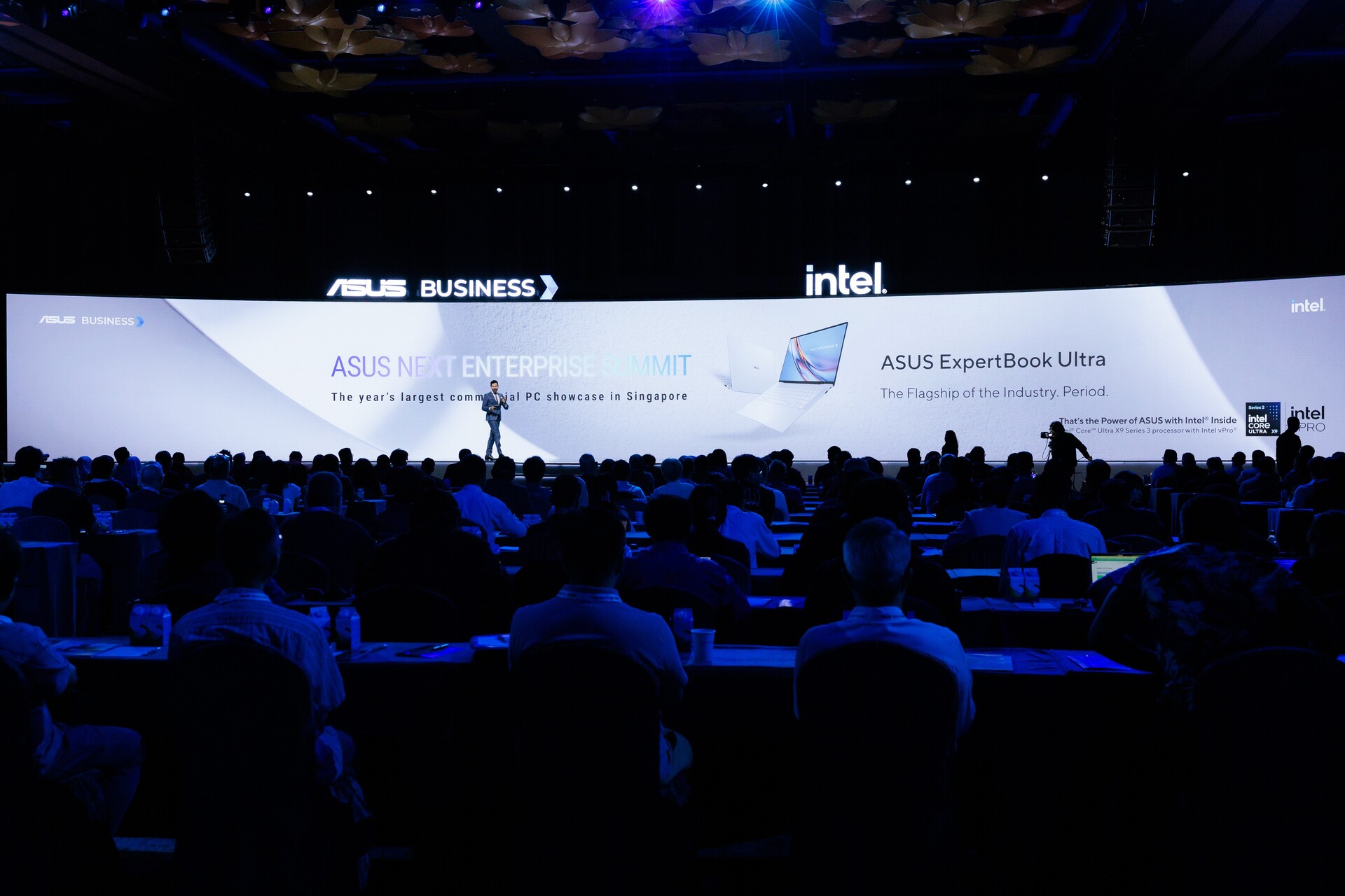 Audience in the main hall at ASUS Next Enterprise Summit 2026, a corporate event in Singapore
